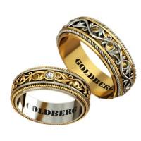 Золотое обручальное кольцо Goldberg 11-40