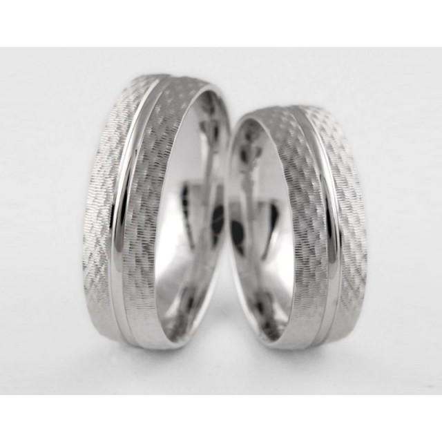Серебряное обручальное кольцо 1-199 silver фото