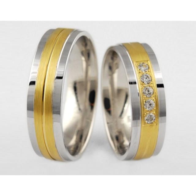 Золотое обручальное кольцо 1-22 euro фото