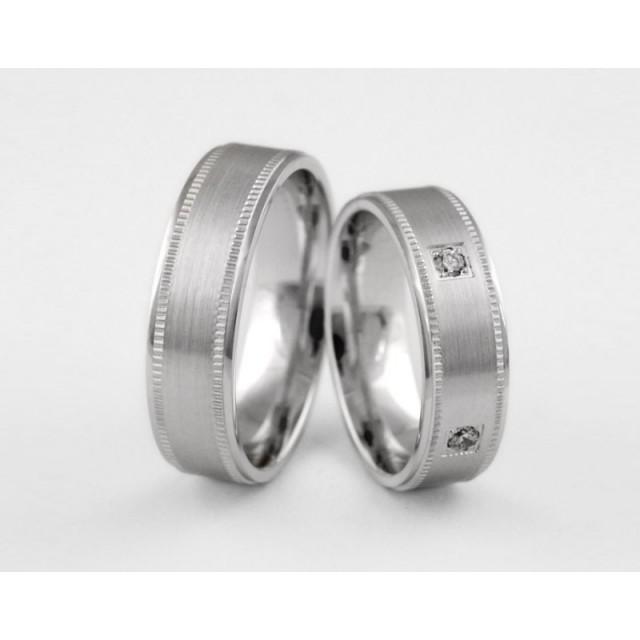 Серебряное обручальное кольцо 1-229 silver фото