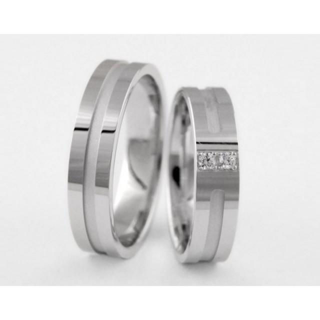 Серебряное обручальное кольцо 1-256 silver фото