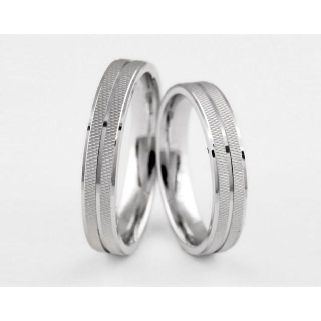 Серебряное обручальное кольцо 1-292 silver фото