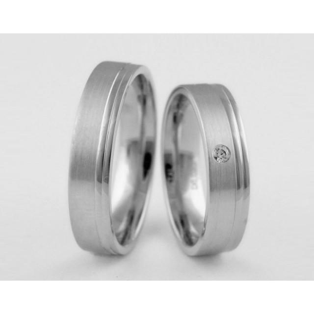 Серебряное обручальное кольцо 1-33 silver фото