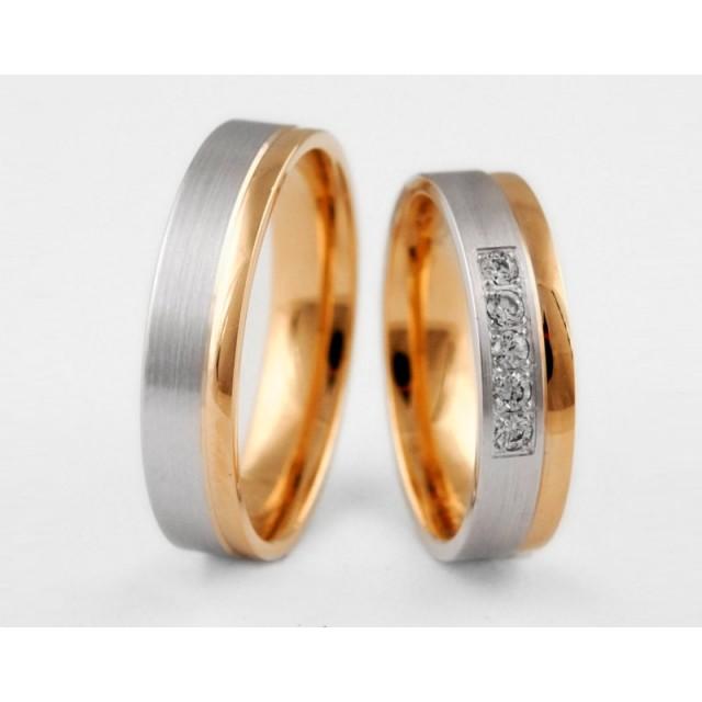 Золотое обручальное кольцо 1-50 euro фото